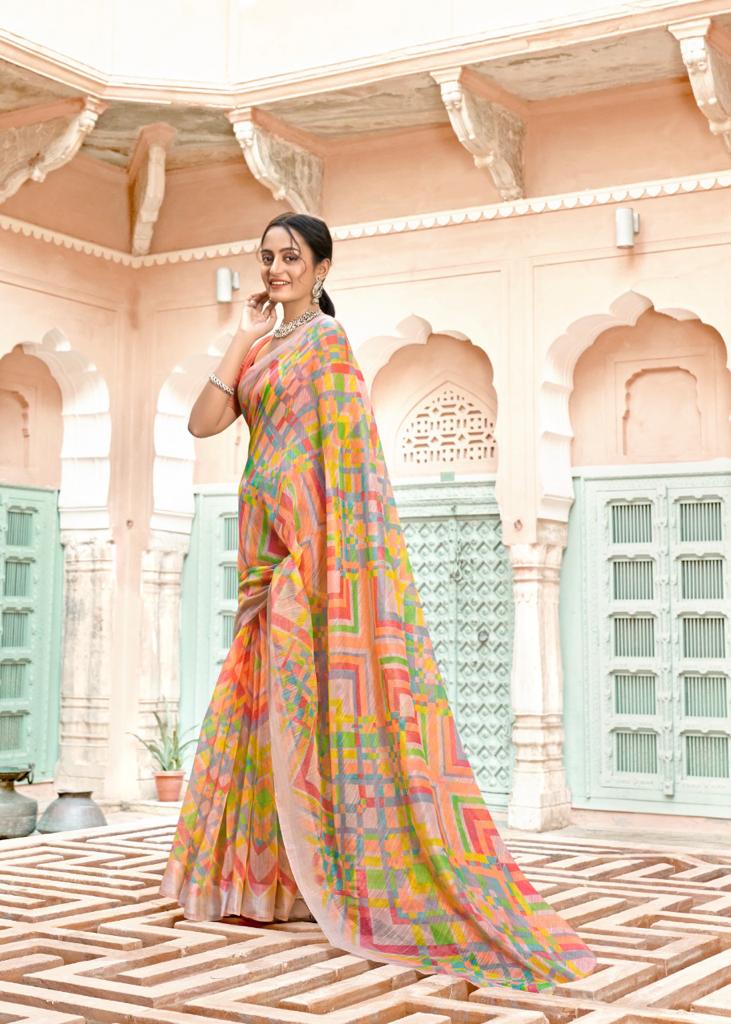 Lt Sanpurna Ethnic Wear Wholesale Designer Printed Saree Catalog
